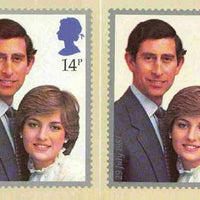 Great Britain 1981 Royal Wedding set of 2 PHQ cards unused and pristine