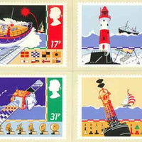 Great Britain 1985 Safety at Sea set of 4 PHQ cards unused and pristine