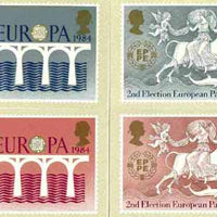 Great Britain 1984 Europa - 25th Anniversary of CEPT set of 4 PHQ cards unused and pristine