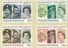 Great Britain 1986 Queen's 60th Birthday set of 4 PHQ cards unused and pristine