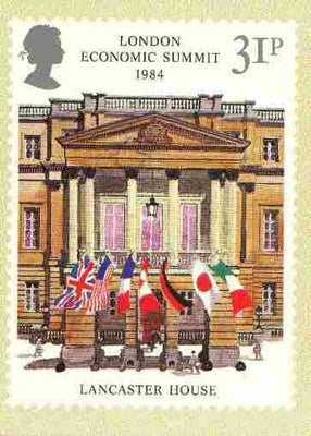 Great Britain 1984 London Economic Summit PHQ card unused and pristine
