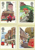 Great Britain 1985 Royal Mail 350 Years set of 4 PHQ cards unused and pristine