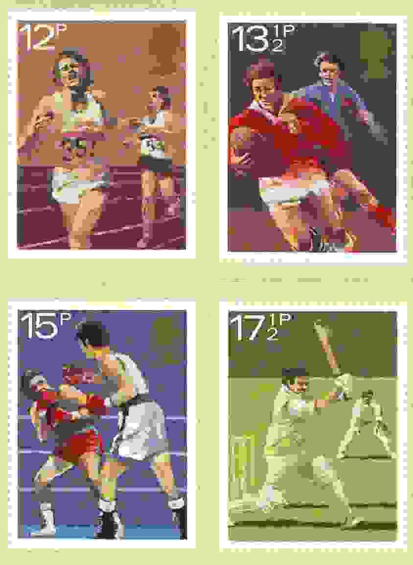 Great Britain 1980 Sport Centenaries set of 4 PHQ cards unused and pristine