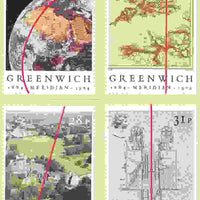 Great Britain 1984 Greenwich Meridian set of 4 PHQ cards unused and pristine