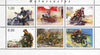 Tadjikistan 1999 Motorcycles sheetlet containing complete set of 6 values unmounted mint