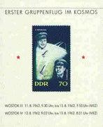 Germany - East 1962 Vostok 3 & 4 Flights imperf m/sheet unmounted mint, SG MS E655a, Mi BL 17