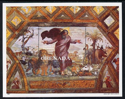 Grenada 1983 500th Anniversary of Raphael m/sheet unmounted mint SG MS 1241