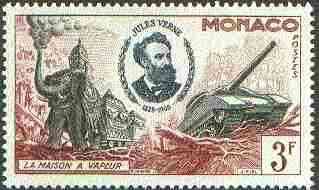 Monaco 1955 Elephant & Tank 3c (From Jules Verne set) unmounted mint SG 530*