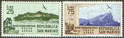 San Marino 1952 Aerial Survey set of 2 unmounted mint SG 452-53