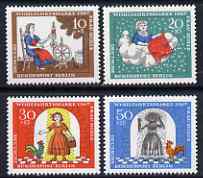 Germany - West Berlin 1967 Humanitarian Relief Funds (Frau Holle) set of 4 unmounted mint SG B304-07*