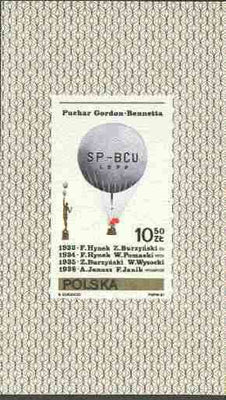 Poland 1981 Balloons imperf m/sheet unmounted mint, SG MS 2727, Mi BL 85