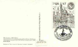 Great Britain 1980 'London 1980' Stamp Exhibition PHQ card bearing appropriate stamp fine used with first day commemorative cancel