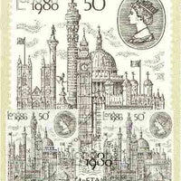 Great Britain 1980 'London 1980' Stamp Exhibition PHQ card bearing types I & II fine used with 9th April Exhibition cancel
