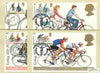Great Britain 1978 Cycling Centenaries set of 4 PHQ cards with appropriate stamps each very fine used with first day cancels