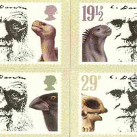 Great Britain 1982 Death Centenary of Charles Darwin set of 4 PHQ cards with appropriate stamps each very fine used with first day cancels