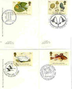 Great Britain 1988 Bicentenary of Linnean Society set of 4 PHQ cards with appropriate stamps each very fine used with first day cancels