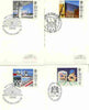 Great Britain 1987 Europa - British Architects set of 4 PHQ cards with appropriate stamps each very fine used with first day cancels