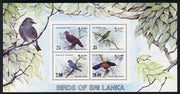 Sri Lanka 1983 Birds - 2nd series m/sheet containing 4 vals unmounted mint, SG MS 831