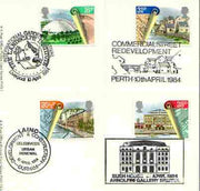 Great Britain 1984 Urban Renewal set of 4 PHQ cards with appropriate stamps each very fine used with first day cancels