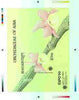 Bhutan 1990 Orchids - Intermediate stage computer-generated artwork (as submitted for approval) for 30nu m/sheet (Dendrobium aphyllum) 180 x 135 mm similar to issued design,except background colour changed, plus marginal markings,……Details Below