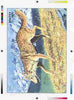 Bhutan 1990 Endangered Wildlife - Intermediate stage computer-generated essay #1 (as submitted for approval) for 25nu m/sheet (Wolf) 190 x 135 mm very similar to issued design plus marginal markings, ex Government archives and probably unique (as Sc 940)