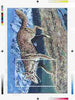 Bhutan 1990 Endangered Wildlife - Intermediate stage computer-generated essay #2 (as submitted for approval) for 25nu m/sheet (Wolf) 190 x 135 mm very similar to issued design plus marginal markings, ex Government archives and probably unique (as Sc 940)