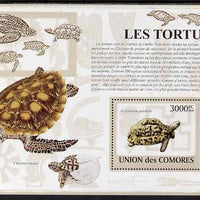 Comoro Islands 2009 Turtles perf s/sheet unmounted mint
