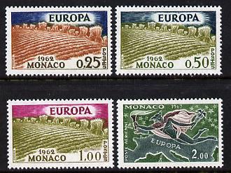 Monaco 1962 Europa set of 4 unmounted mint, SG 725-8