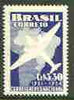Brazil 1956 25th Anniversary of National Airmail (DC-3 & Map) unmounted mint SG 940*