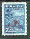 Paraguay 1945 Surcharged 5c on 7c (Ploughing) unmounted mint SG 621*