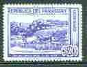 Paraguay 1940 Bullock Cart $20 blue from Peace Conference set, unmounted mint SG 541