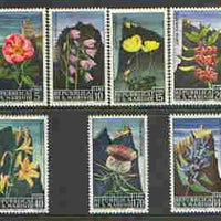 San Marino 1967 Flowers (& Mt Titano) complete set of 7 values unmounted mint, SG 815-21