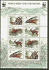 Vietnam 2000 WWF - Antelope sheetlet containing two sets of 4 each stamp opt'd SPECIMEN, scarce with only 100 sheets thus produced unmounted mint