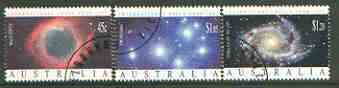 Australia 1992 International Space Year set of 3 very fine cds used, SG 1343-45
