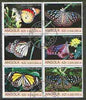 Angola 2000 Butterflies set of 6 very fine cto used