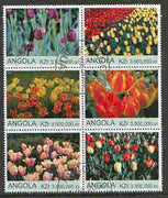 Angola 2000 Tulips set of 6 very fine cto used