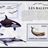 Comoro Islands 2009 Whales perf s/sheet unmounted mint