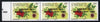 St Vincent - Grenadines 1985 Passion Fruit 30c with Royal Visit opt, unmounted mint horiz marginal strip of 3, with additional opt in margin (as SG 398)