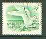 Norfolk Island 1961 White Tern 3d (from 1960 def set) superb used with light corner cds cancel SG 26
