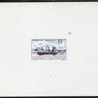 Malagasy Republic 1962 Tanker 15f imperf deluxe miniature sheet unmounted mint