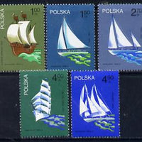 Poland 1974 Sailing Festival set of 5 unmounted mint (SG 2304-8)*