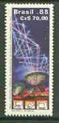 Brazil 1988 Anniversary of Ansat 10 (Dish Aerials) unmounted mint SG 2341