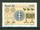 Brazil 1980 National Telecommunications System unmounted mint, SG 1860