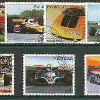 Paraguay 1982 Racing & Sports Cars set of 7 very fine cto used