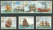 Paraguay 1984 UPU Stamp Exhibition (1st issue - Sailing Ships) set of 7 very fine cto used