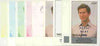 Nagaland 1982 Royal Baby opt on Royal Wedding 1Ch souvenir sheet (Charles) the set of 9,imperf progressive colour proofs comprising single colours and various colour combinations incl completed design unmounted mint