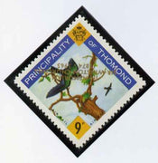 Thomond 1965 Martin 9d (Diamond-shaped) with 'Sir Winston Churchill - In Memorium' overprint in gold with opt inverted unmounted mint*