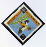 Thomond 1965 Bird 1s6d (Diamond shaped) with 'Sir Winston Churchill - In Memorial' overprinted in gold unmounted mint*