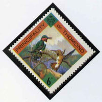 Thomond 1965 Humming Birds 6d (Diamond-shaped) with 'Sir Winston Churchill - In Memorium' overprint in gold unmounted mint*
