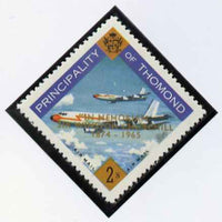 Thomond 1965 Jet Liner 2s (Diamond shaped) with 'Sir Winston Churchill - In Memorium' overprint in gold* unmounted mint